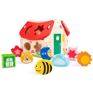 Shape sorting house